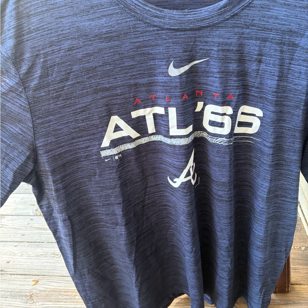 Nike Blue Graphic T-Shirt - Dri-Fit Unisex